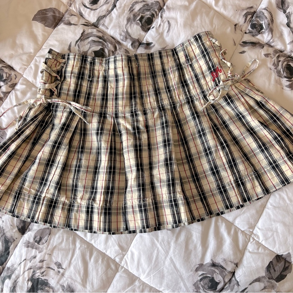 Moffy Mini Kilt in Butter Damson Madder size 10